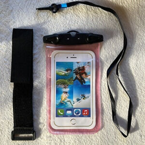 Waterproof Phone Pouch‎ Comp iPhone13 12 11 Pro Galaxy S10 Phones Up to 7in IPX8